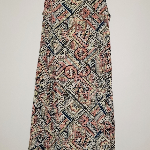 Lula Roe Sleeveless Knee Length Multi-Colored Kimono 176 - Picture 2 of 6